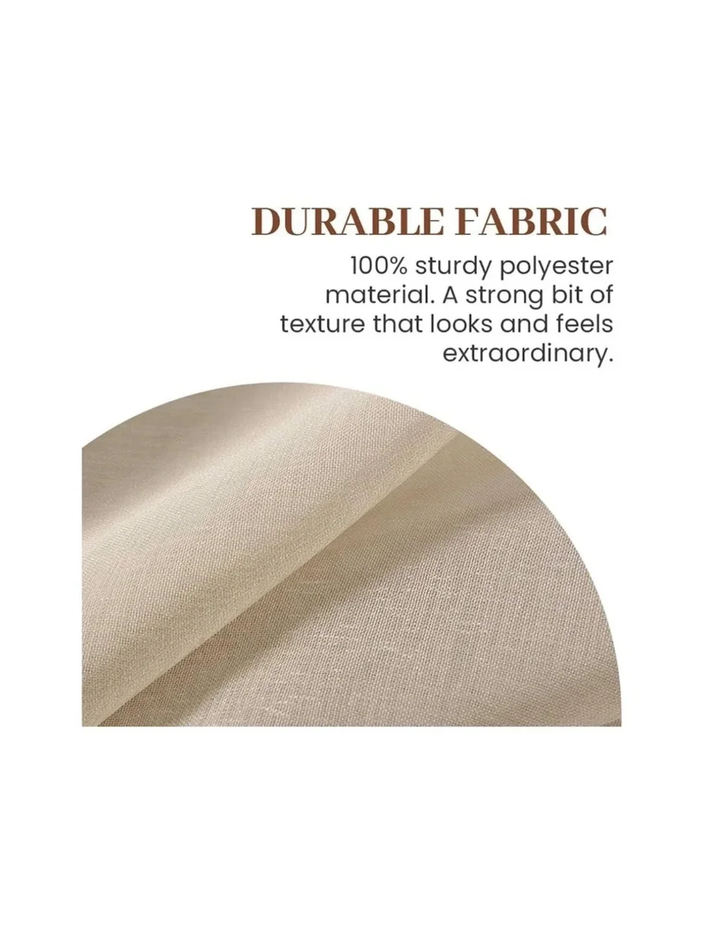Dreaming Casa Rod Pocket Solid Sheer Curtains Taupe 42
